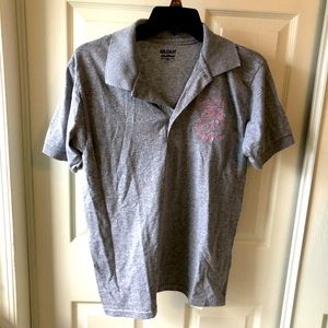 Horse Judging Gray Polo Shirt